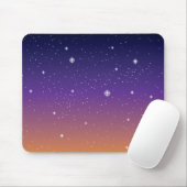 Lila und Gold Starry Sunset Sky Mousepad (Mit Mouse)