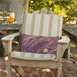 Lila und Gold Textur Naturbauernhaus Hütte Kissen Für Draußen