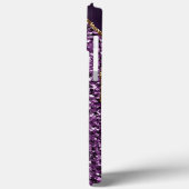 LILA- UND GOLDAGATE-MUSTER Case-Mate iPhone HÜLLE (Rückseite / Links)