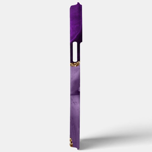 LILA- UND GOLDAGATE-MUSTER Case-Mate iPhone HÜLLE (Rückseite / Rechts)