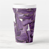 Lila und Goldagung des Glitzer Milchtasse (Vorderseite)