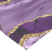 Lila und Goldagung des Glitzer Mittelgroßer Tischläufer (Ecke)