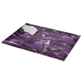 Lila und Goldagung des Glitzer Schneidebrett (Ecke)