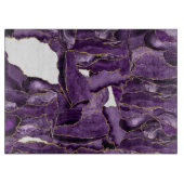 Lila und Goldagung des Glitzer Schneidebrett (Vorderseite)