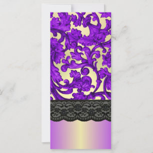 Lila- und Golddamast