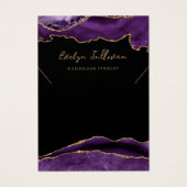 Lila und goldene Achsklettkarte (Vorderseite)