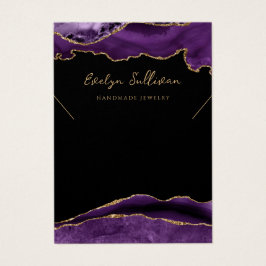 Lila und goldene Achsklettkarte