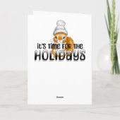 Lila und goldene Beads Masquerade Mardi Gras Karte (Rückseite)