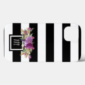 Lila und goldene Blume Case-Mate iPhone Hülle (Rückseite (Horizontal))