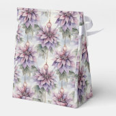 Lila und goldene Eleganz Geschenkschachtel (Rückseite)