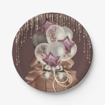 Lila und goldene Feier