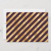 Lila und goldene Fotocollage Frohe Weihnachten (Rückseite)