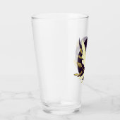 Lila und goldene Friedenstruppe Glas (Rechts)