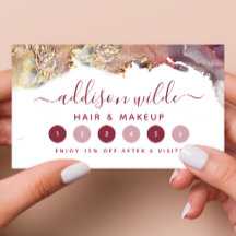 Lila und goldene, moderne Kunst Flüssige Aquarellf