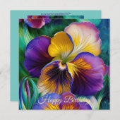 Lila und goldene Panik Geburt (Vorne/Hinten)