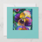 Lila und goldene Panik Geburt (Rückseite)