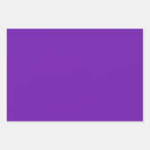 Lila und goldene Pflaume Geschenkpapier Set (Vorderseite 2)