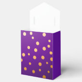 Lila und goldene Pflaume Geschenkschachtel (Geöffnet)