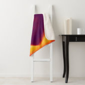 Lila und goldenes Herz im Himmel Sherpa Blanket Sherpadecke (Beispiel)