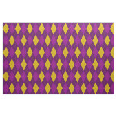 Lila und goldgelbe Raute Stoff (Fat Quarter (45,7 x 55,9 cm))