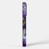 Lila- und Goldklasseschichten Case-Mate iPhone Hülle (Rückseite / Rechts)