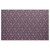 Lila und Goldleopard-Print Stoff (Fat Quarter (45,7 x 55,9 cm))