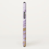 Lila- und Goldmarmor Case-Mate iPhone Hülle (Hinten/Rechts)