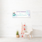 Lila und Goldmedaille Geburtstag unter dem Meer Banner (Insitu)