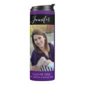 Lila- und Goldschule Thermosbecher (Nach links gedreht)