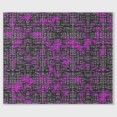 Lila und grau abstrakt geschenkpapier (Flach)