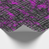 Lila und grau abstrakt geschenkpapier (Ecke)