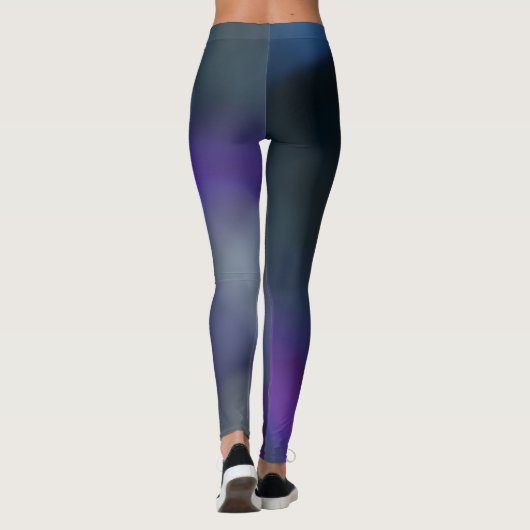 Lila und grau leggings (Rückseite)