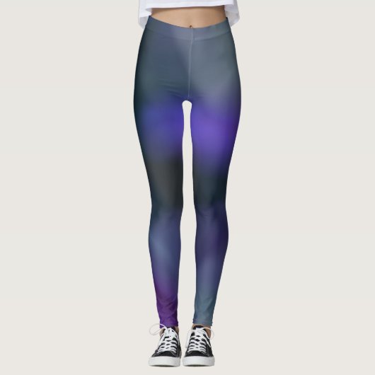 Lila und grau leggings (Vorderseite)