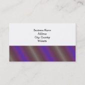 Lila und grauer Diagonalstreifen Visitenkarte (Rückseite)