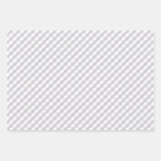 Lila und graues Halloween-Bat, Moon & Gingham Geschenkpapier Set (Vorderseite 3)