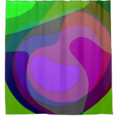 Lila und grün 403 duschvorhang (Vorderseite)