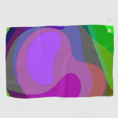 Lila und grün 403 golfhandtuch (Horizontal)