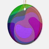 Lila und grün 403 keramik ornament (Links)