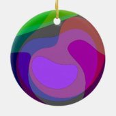 Lila und grün 403 keramik ornament (Hinten)