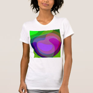 Lila und grün 403 T-Shirt