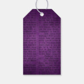 Lila und grün geschenkanhänger (Rückseite)