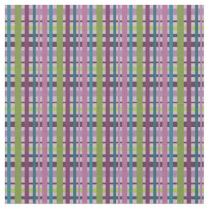 Lila und grün Kariert Stoff