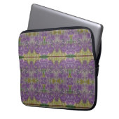 Lila und grün laptopschutzhülle (Vorderseite Links)
