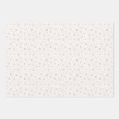 Lila und grüne Candy Canes Snowflakes Weihnachten Geschenkpapier Set (Vorderseite 2)