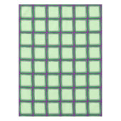 Lila und grüne Karierte Tischdecke (Vorderseite)