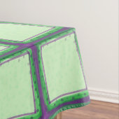 Lila und grüne Karierte Tischdecke (Beispiel)