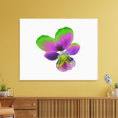 Lila und grüne Leinwand (Insitu (Wohnzimmer))