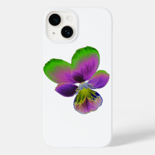 Lila und grüne Pansy Case-Mate iPhone 14 Hülle