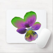 Lila und grüne Pansy Mousepad (Mit Mouse)