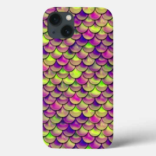 Lila und grüne Skala Case-Mate iPhone Hülle (Rückseite)